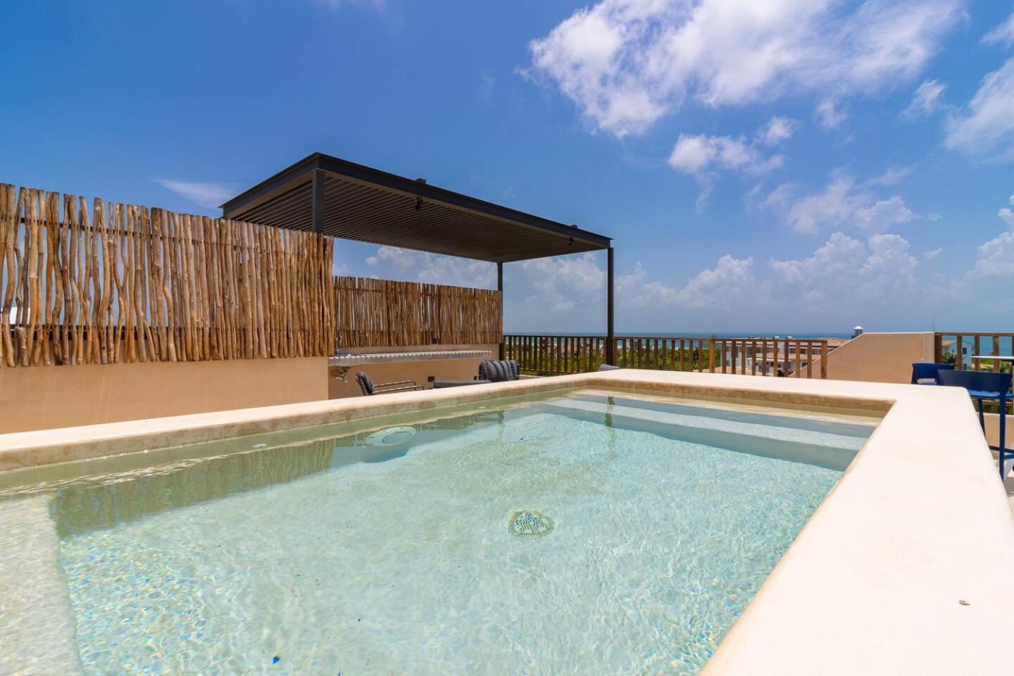 Penthouse Con Alberca Privada Y Hermosas Vistas Al Mar - A301 Isla Holbox Kültér fotó