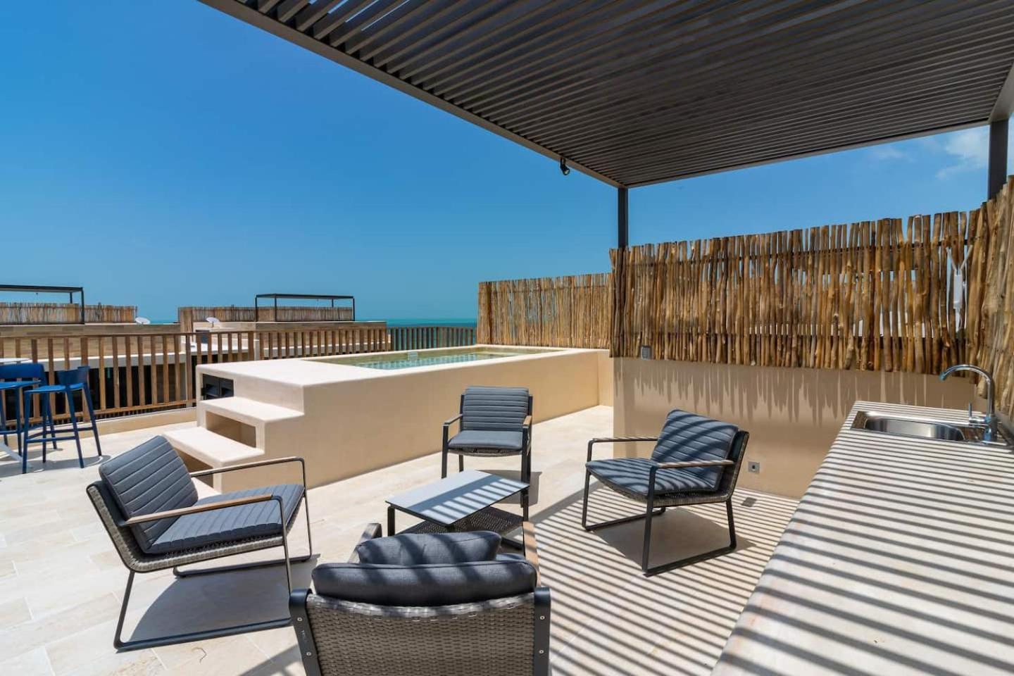 Penthouse Con Alberca Privada Y Hermosas Vistas Al Mar - A301 Isla Holbox Kültér fotó