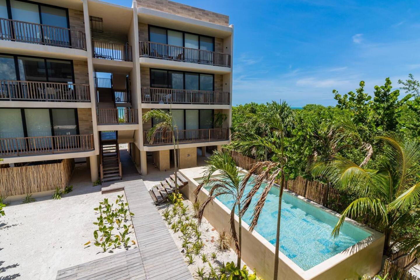 Penthouse Con Alberca Privada Y Hermosas Vistas Al Mar - A301 Isla Holbox Kültér fotó